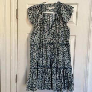 Veronica Beard Zee Dress Batik Print Size 12